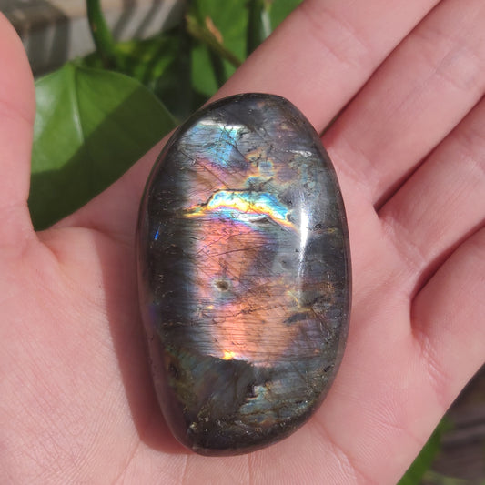 Labradorite Palm Stone (#214)