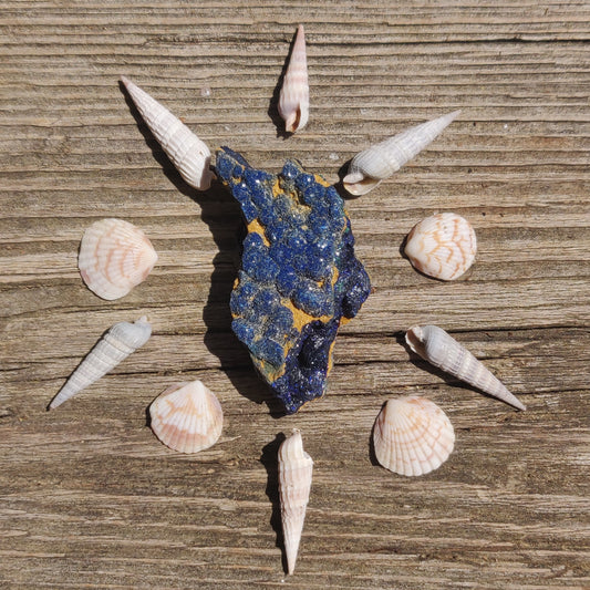Raw Azurite with Malachite (#1)