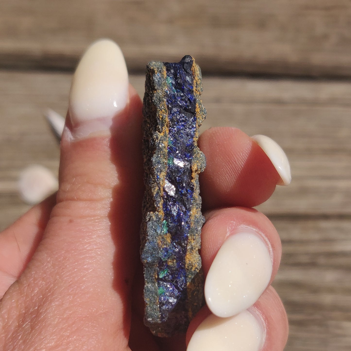 Raw Azurite with Malachite (#2)