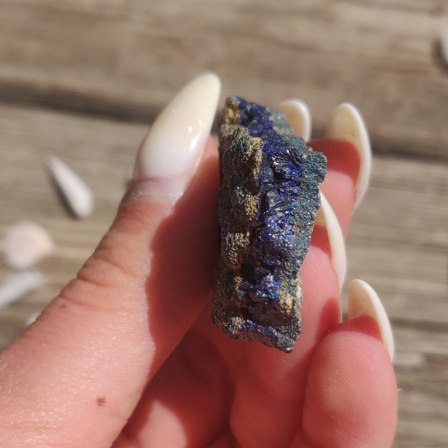 Raw Azurite with Malachite (#2)