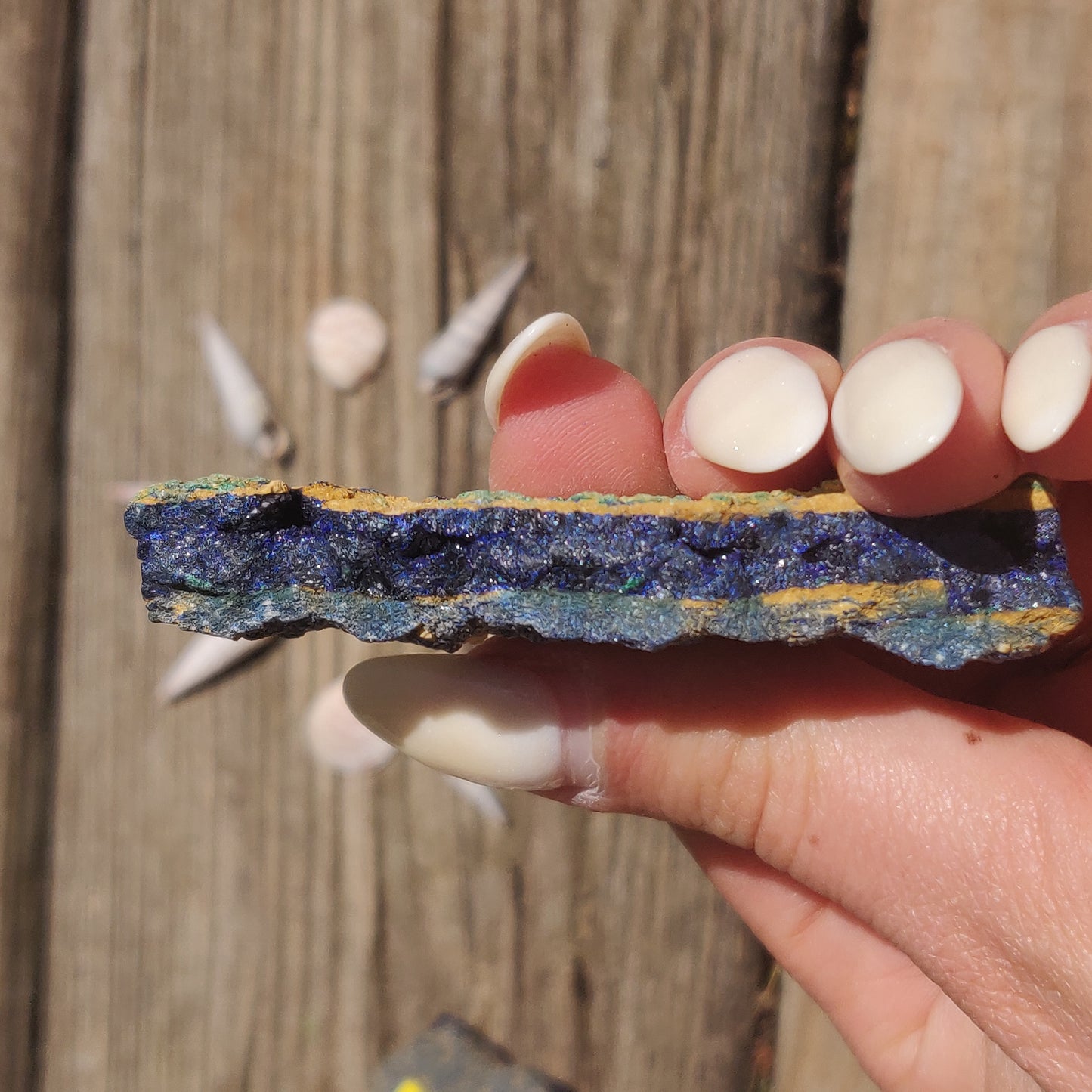 Raw Azurite with Malachite (#3)