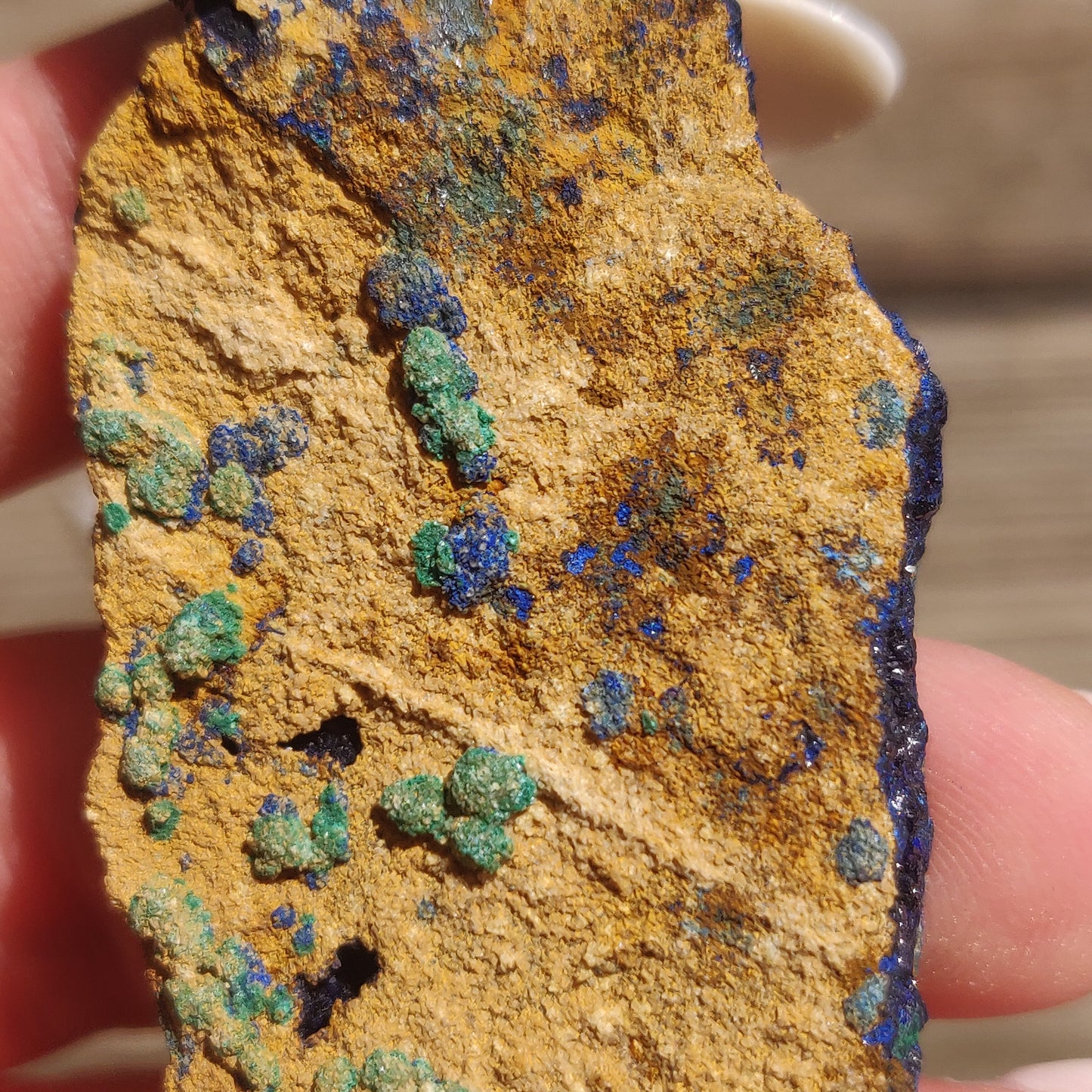 Raw Azurite with Malachite (#3)