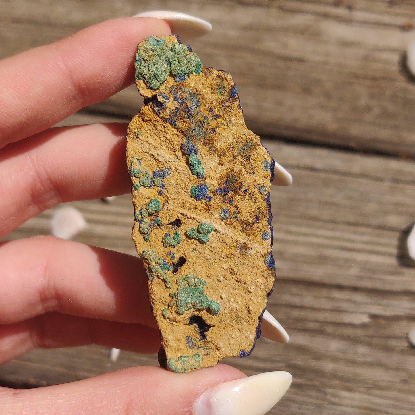 Raw Azurite with Malachite (#3)