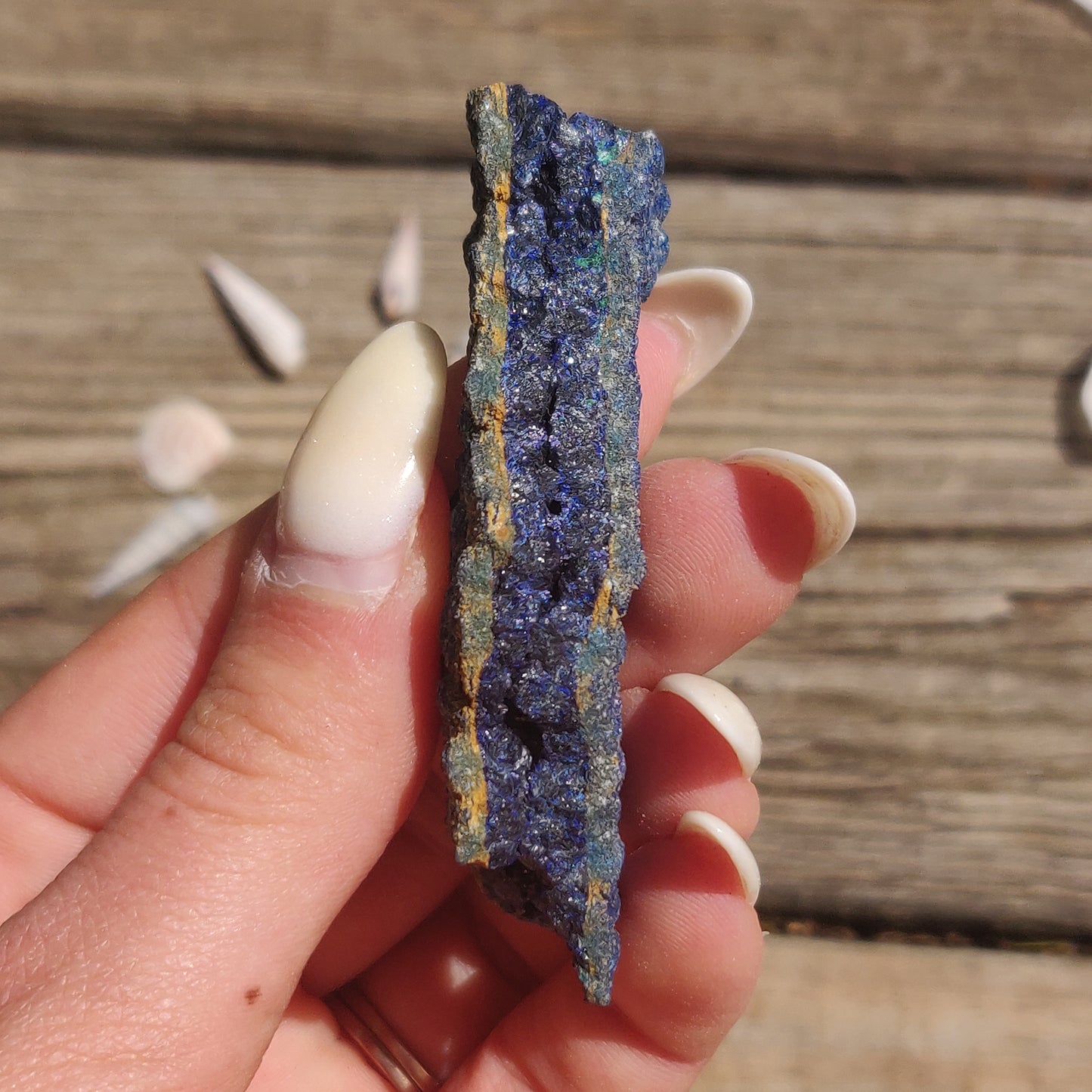 Raw Azurite with Malachite (#4)