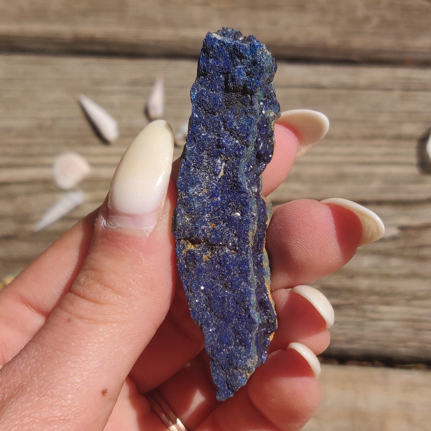 Raw Azurite with Malachite (#4)