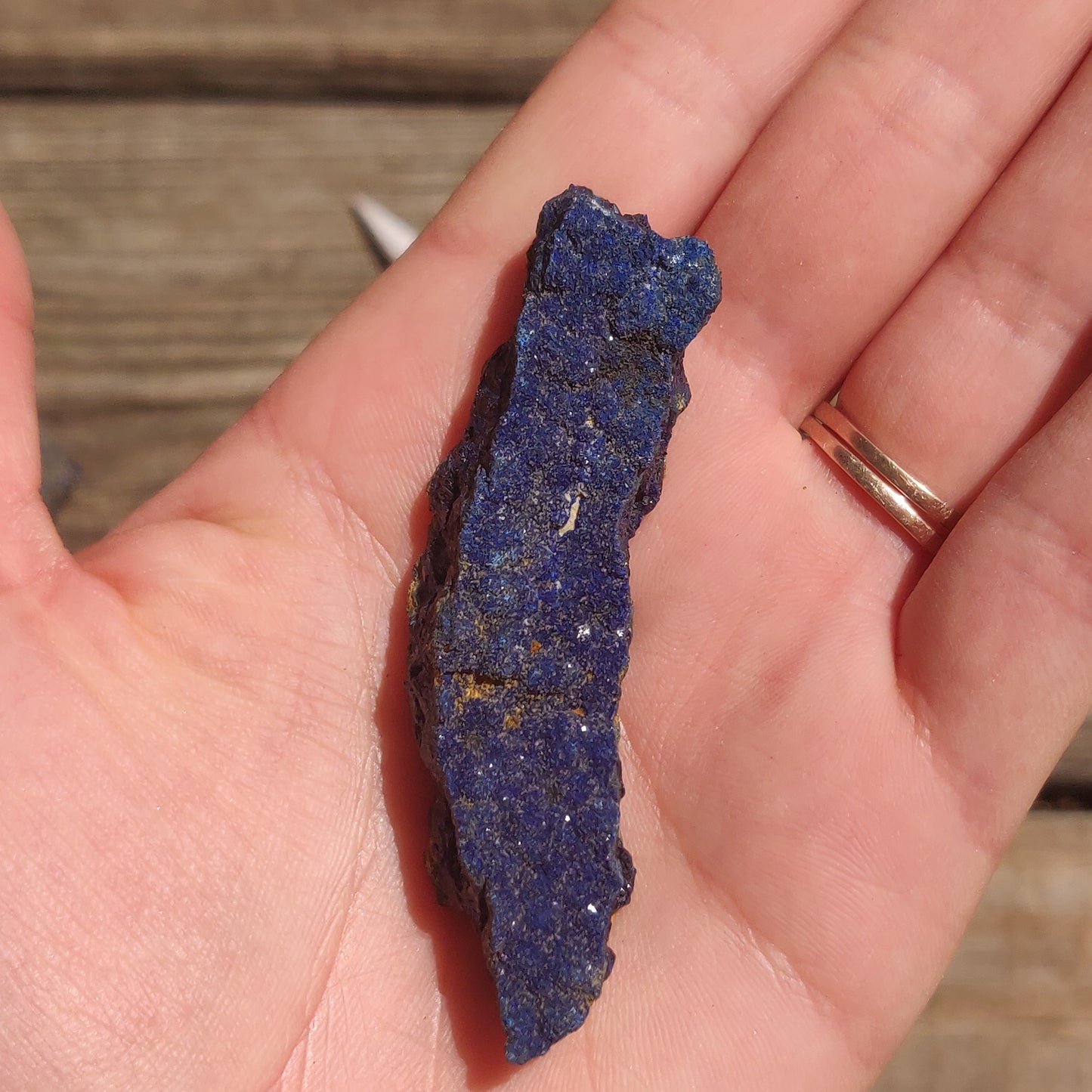 Raw Azurite with Malachite (#4)