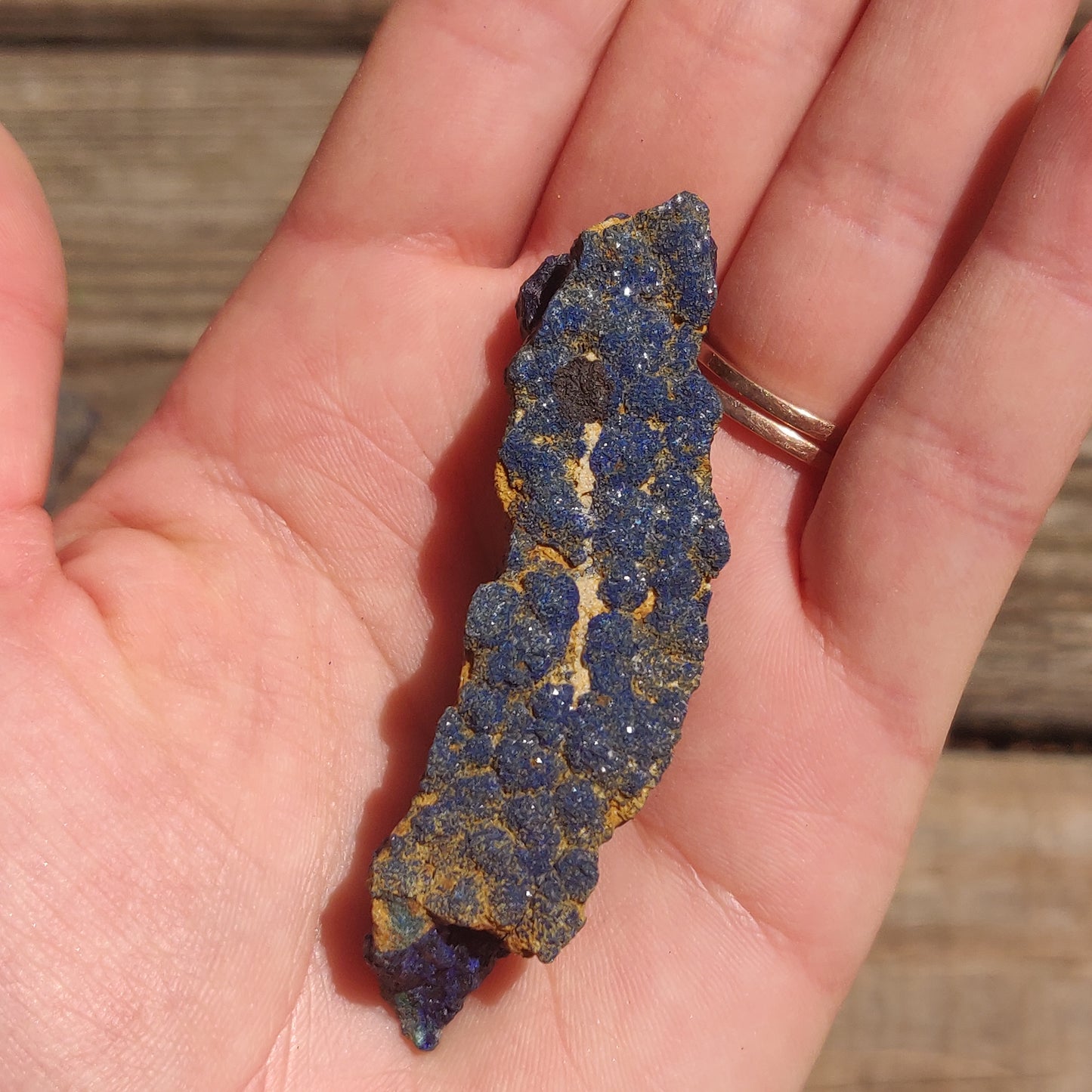Raw Azurite with Malachite (#4)
