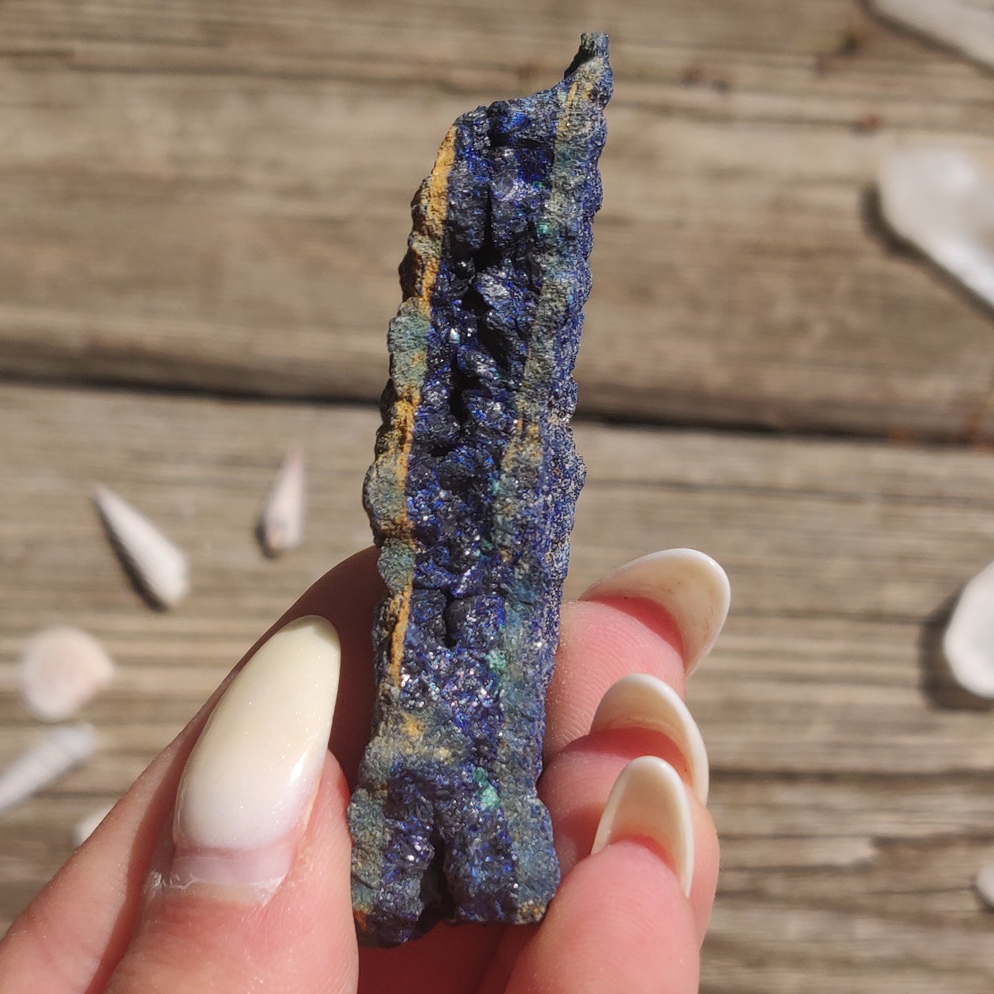 Raw Azurite with Malachite (#4)