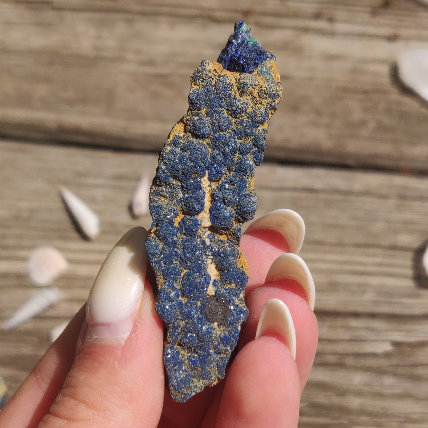 Raw Azurite with Malachite (#4)
