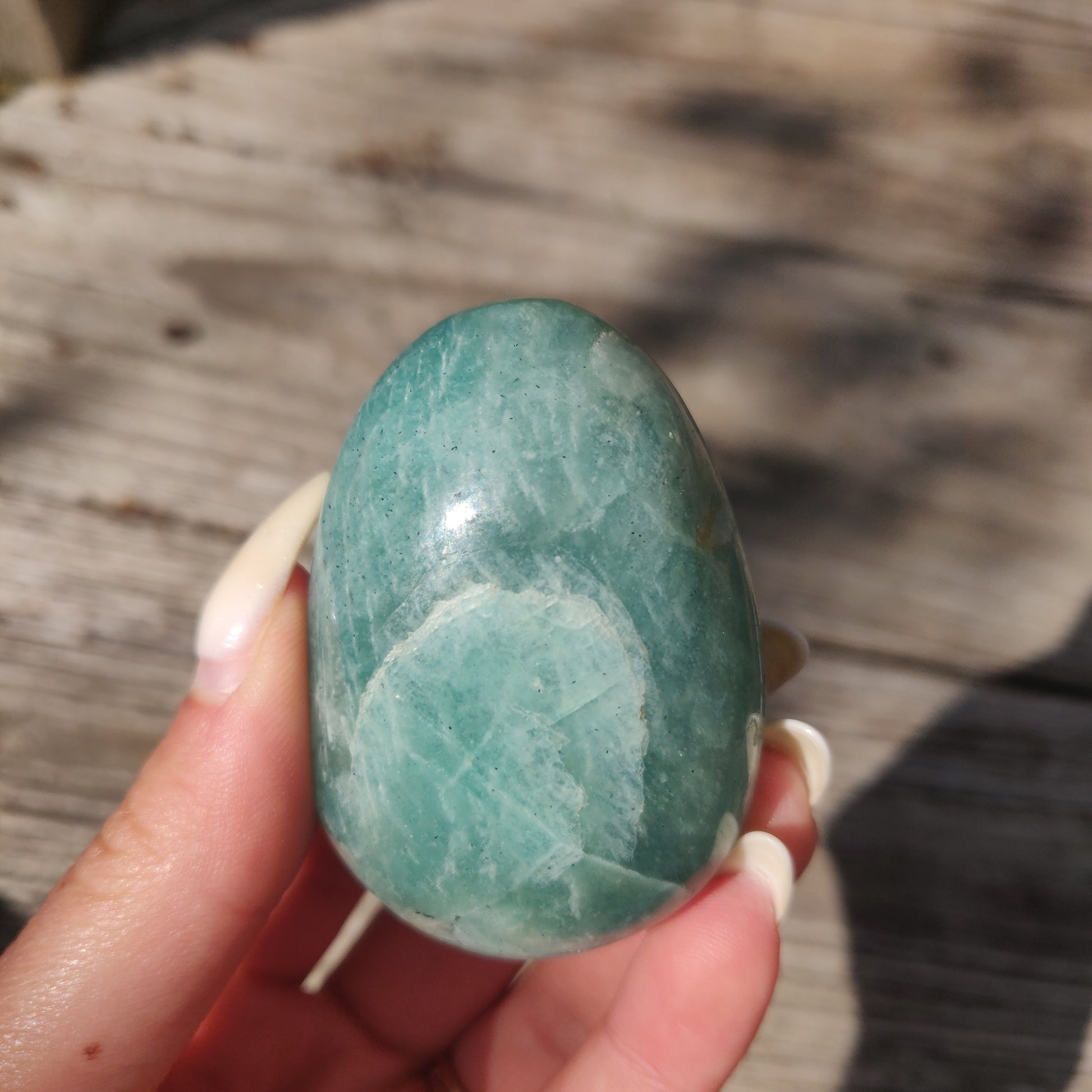 Amazonite Palm Stone (#13) - Simply Affinity