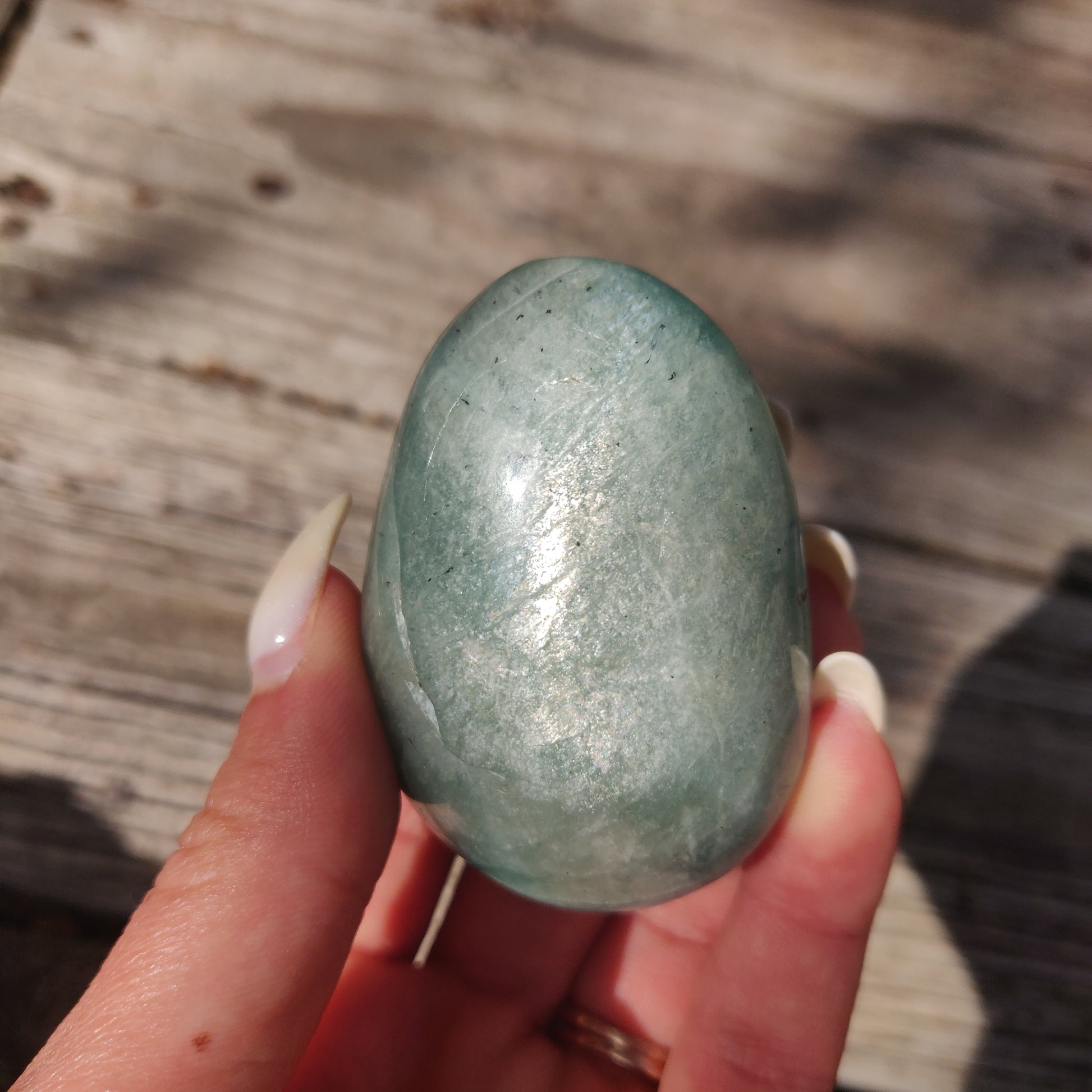 Amazonite Palm Stone (#13) - Simply Affinity