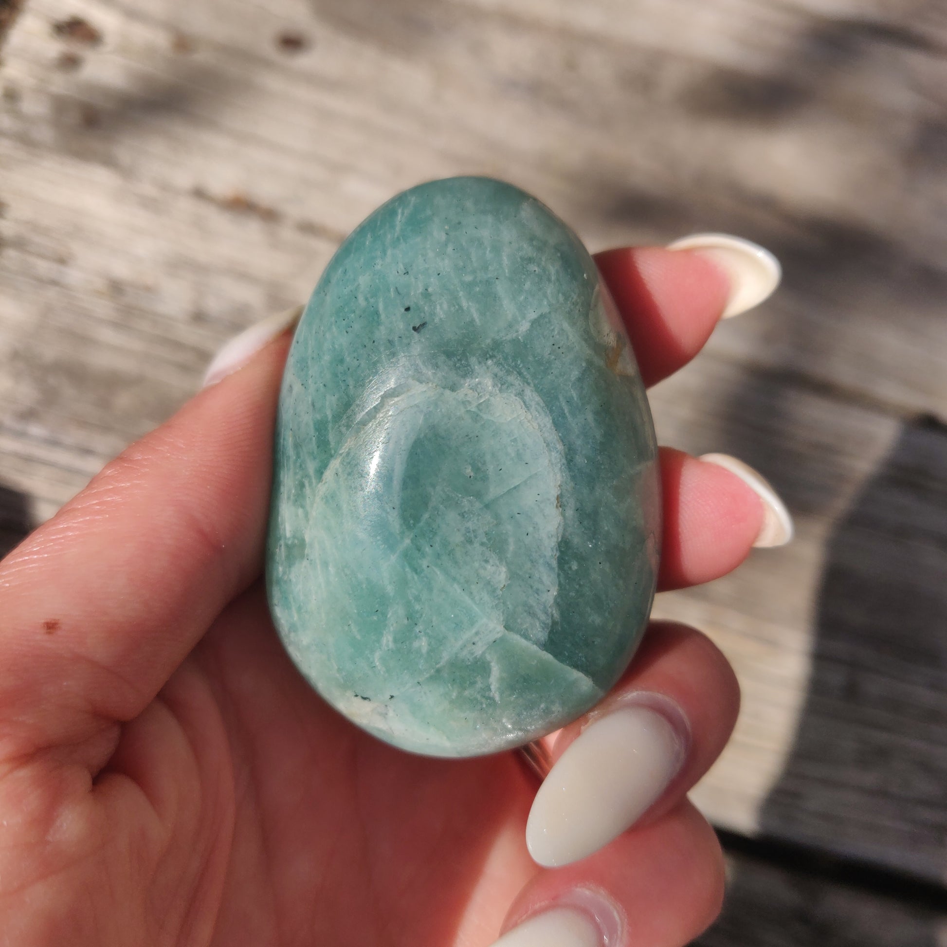 Amazonite Palm Stone (#13) - Simply Affinity