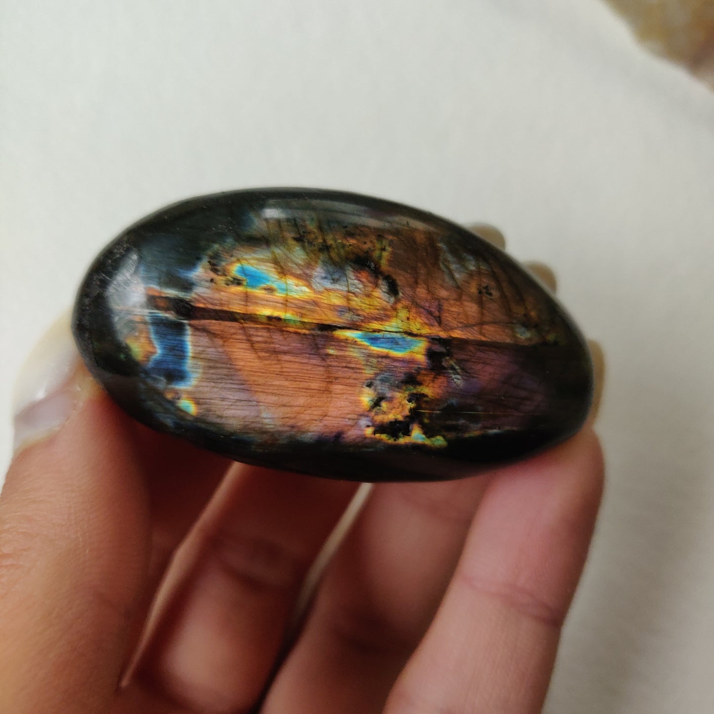 Labradorite Palm Stone (#237) - Simply Affinity