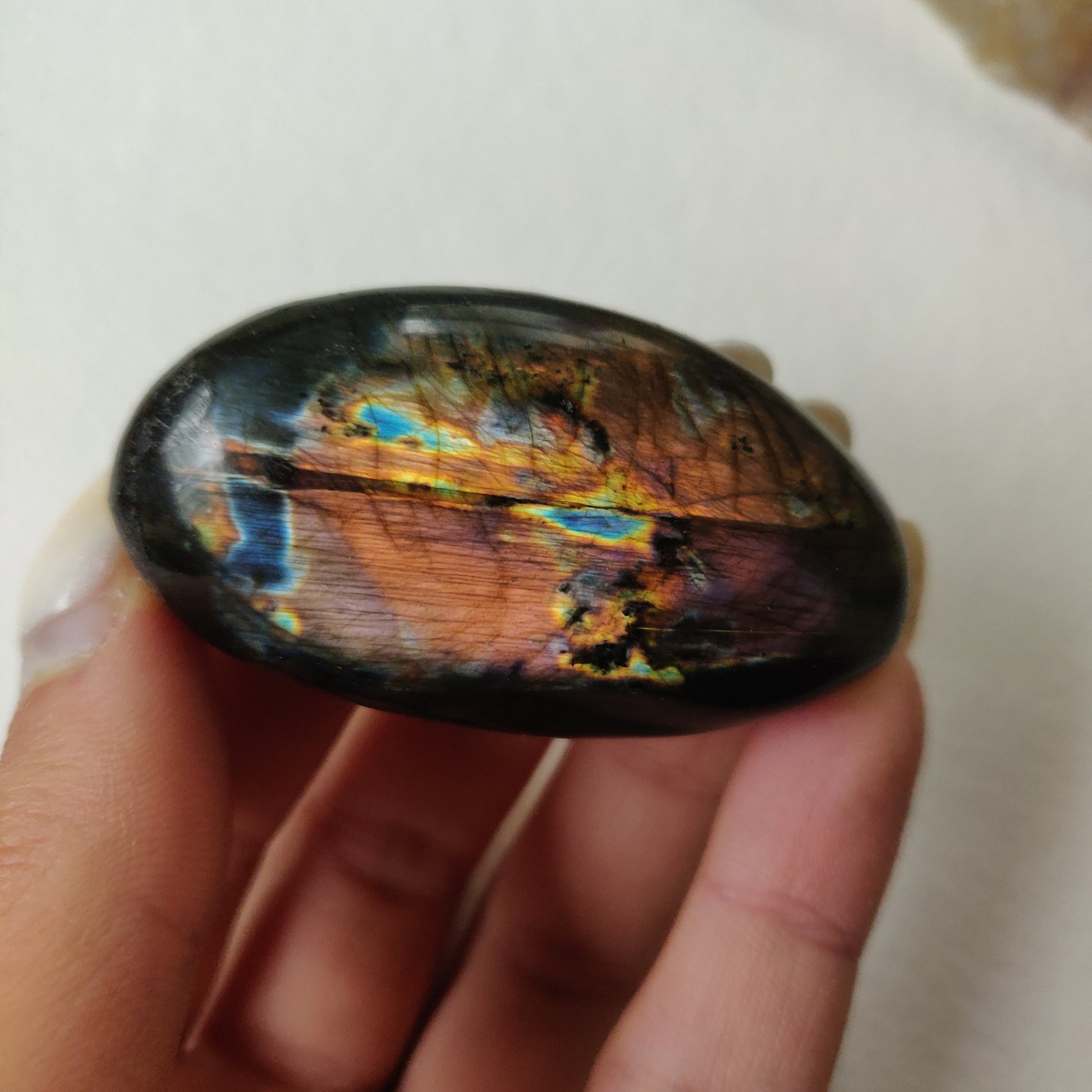 Labradorite Palm Stone (#237) - Simply Affinity