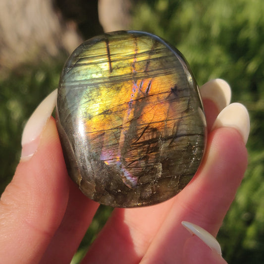 Labradorite Palm Stone (#234) - Simply Affinity