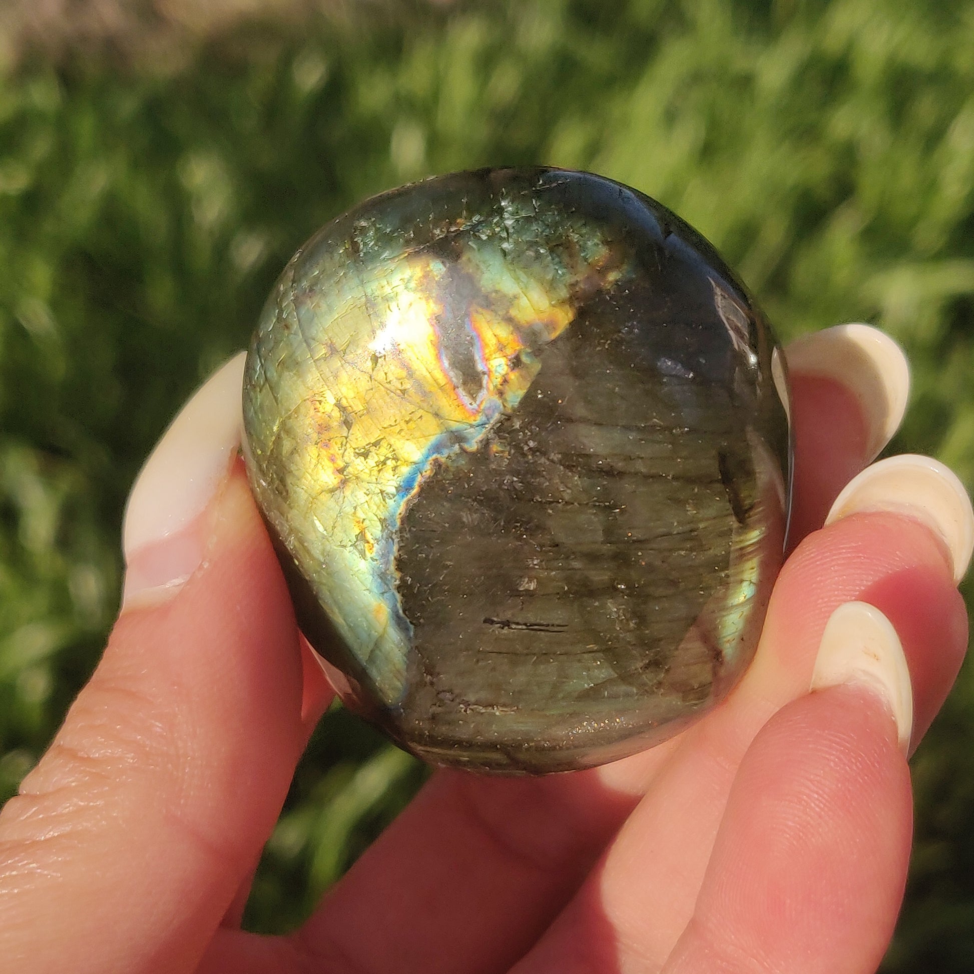 Labradorite Palm Stone (#234) - Simply Affinity