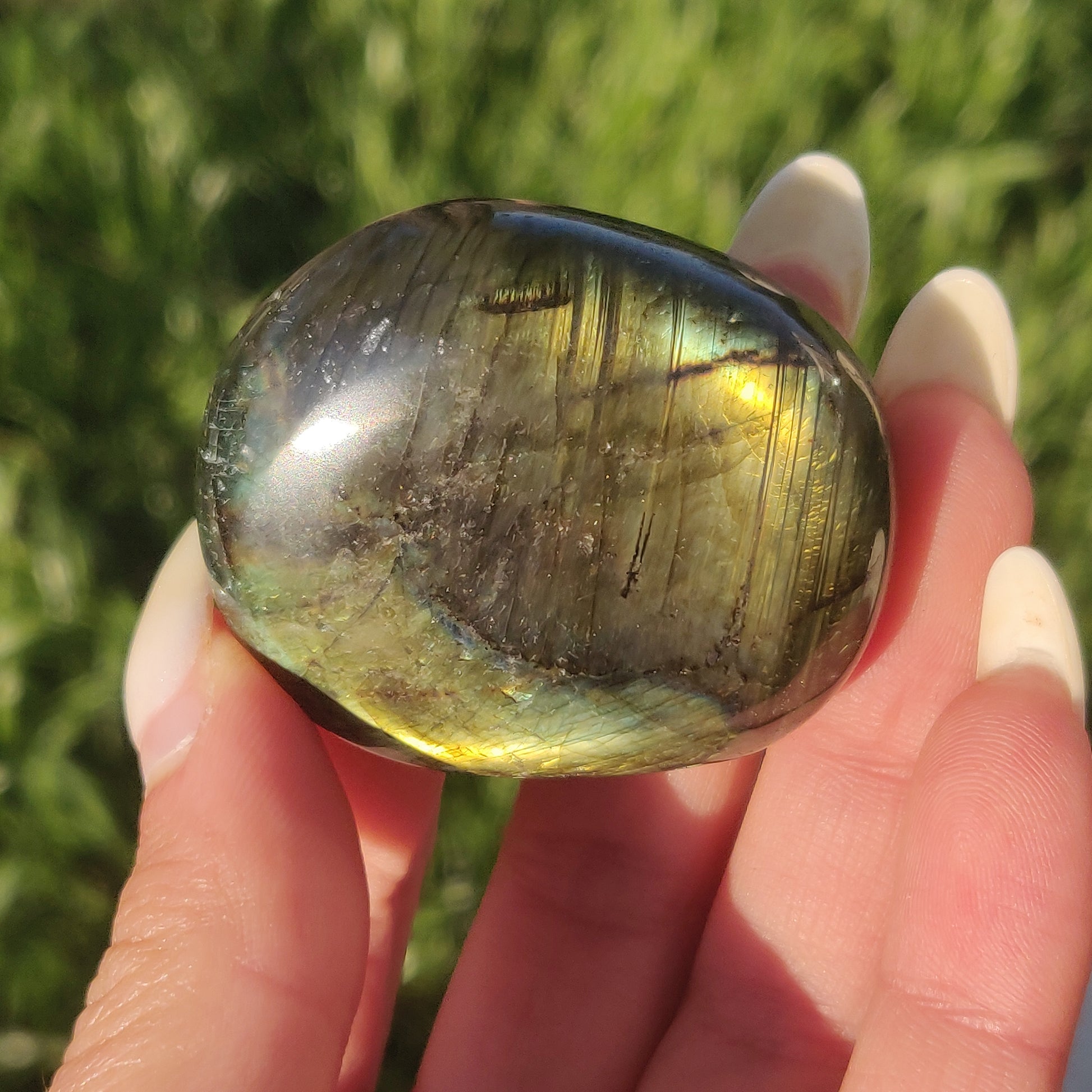 Labradorite Palm Stone (#234) - Simply Affinity
