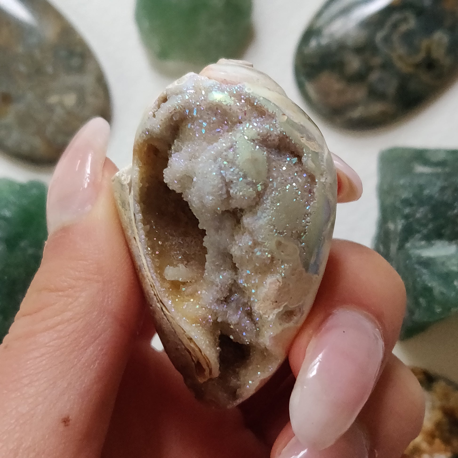 Aura Druzy Shell (#14) - Simply Affinity