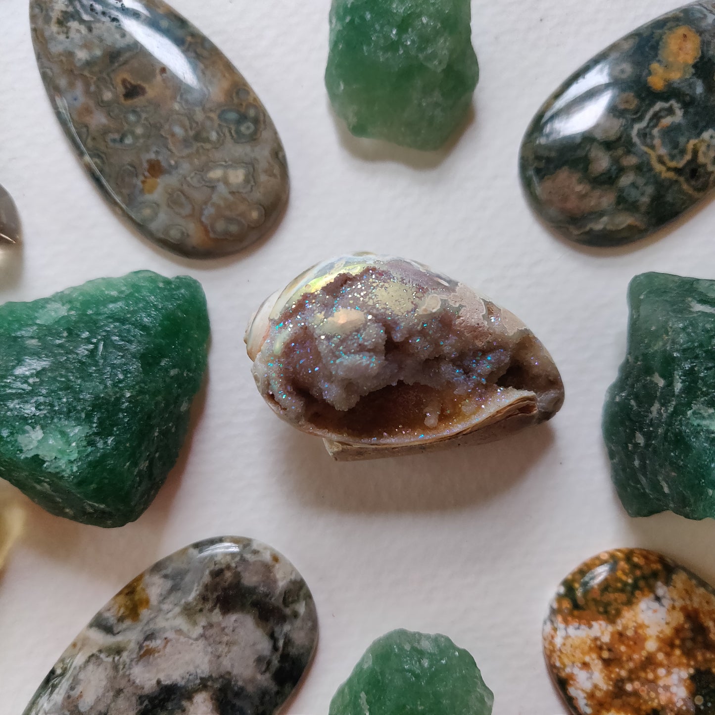 Aura Druzy Shell (#14) - Simply Affinity