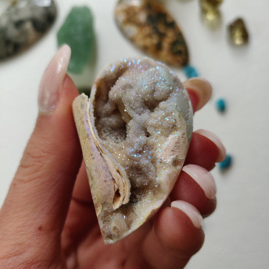 Aura Druzy Shell (#14) - Simply Affinity