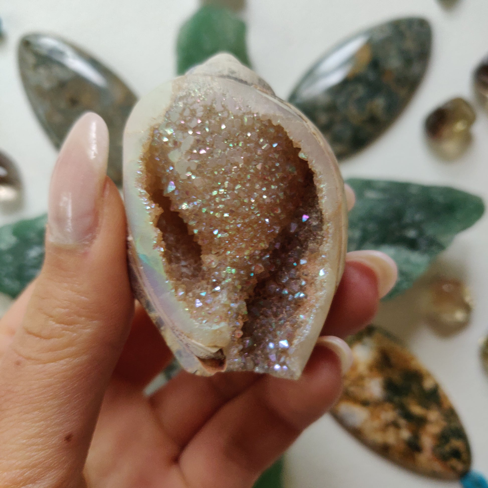 Aura Druzy Shell (#12) - Simply Affinity