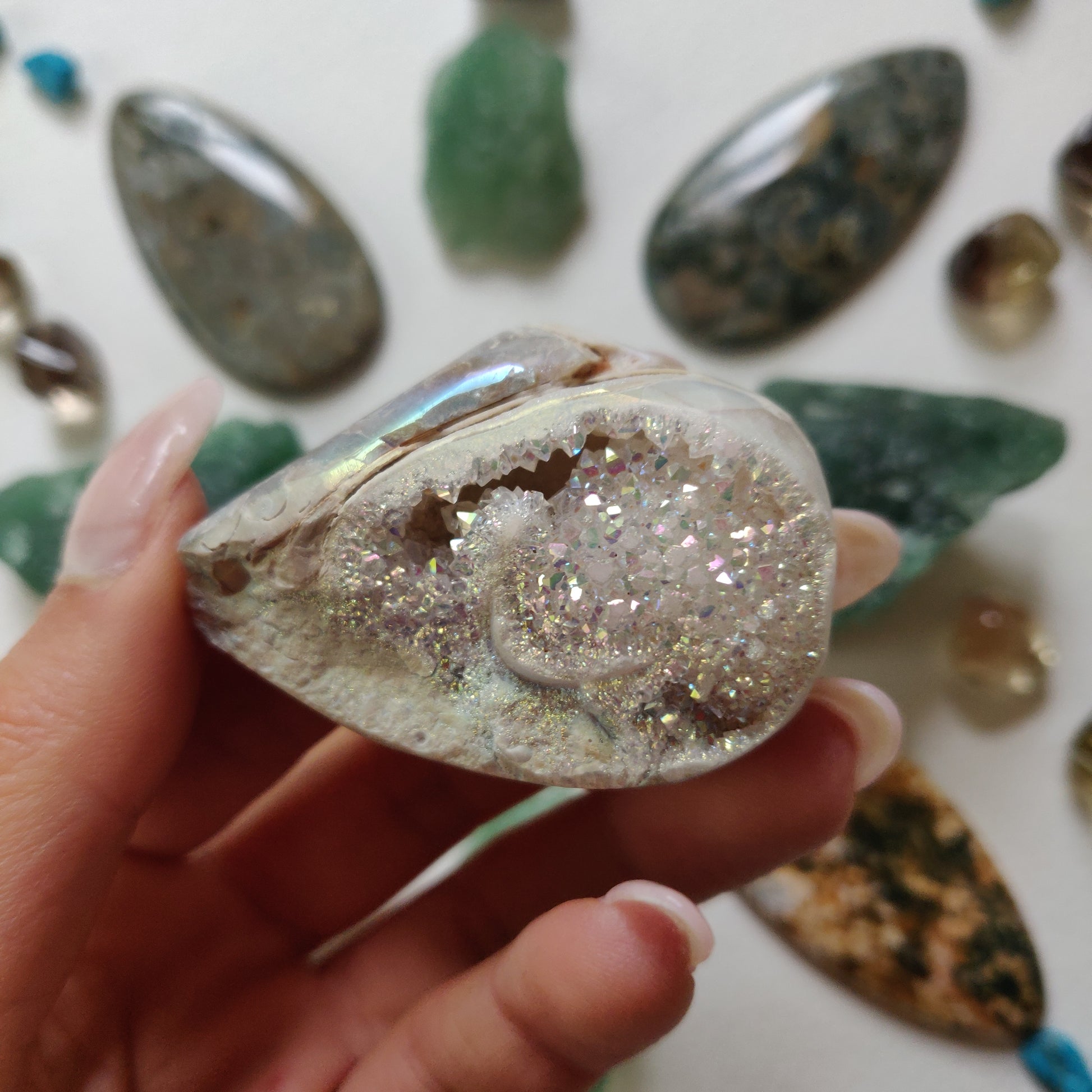 Aura Druzy Shell (#16) - Simply Affinity