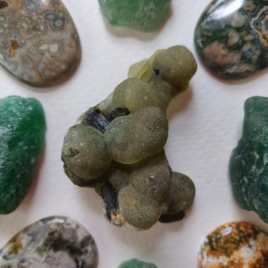 Prehnite Specimen with Epidote (#5)