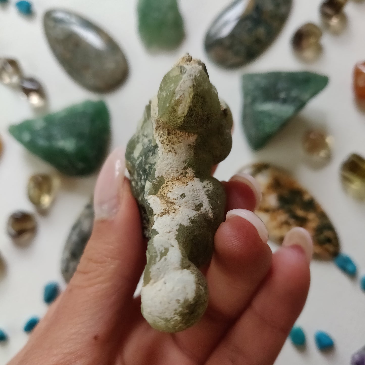 Prehnite Specimen with Epidote (#5)