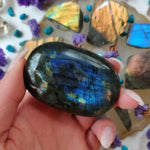 Labradorite Palm Stone (#220) - Simply Affinity