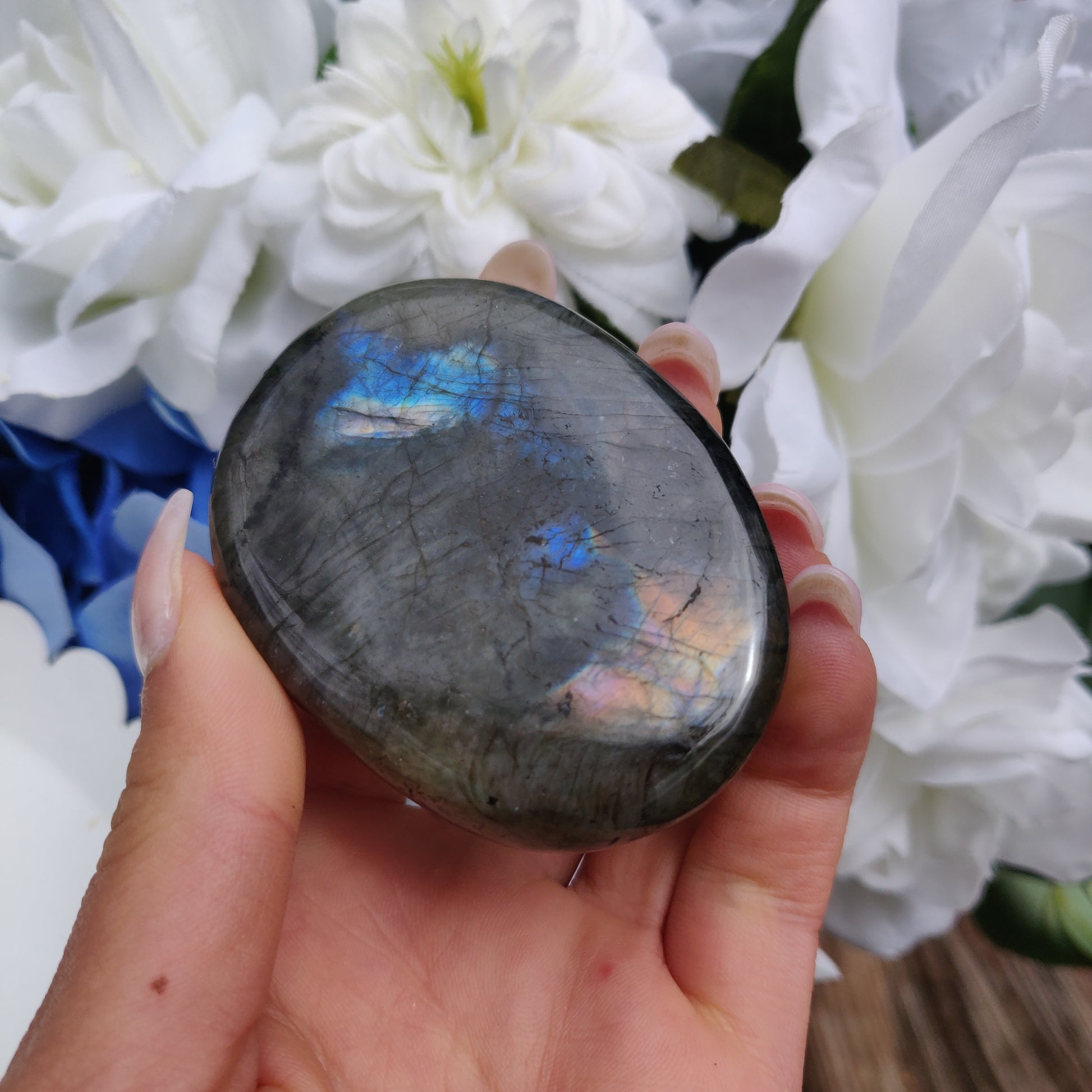 Labradorite Palm Stone (#37) - Simply Affinity