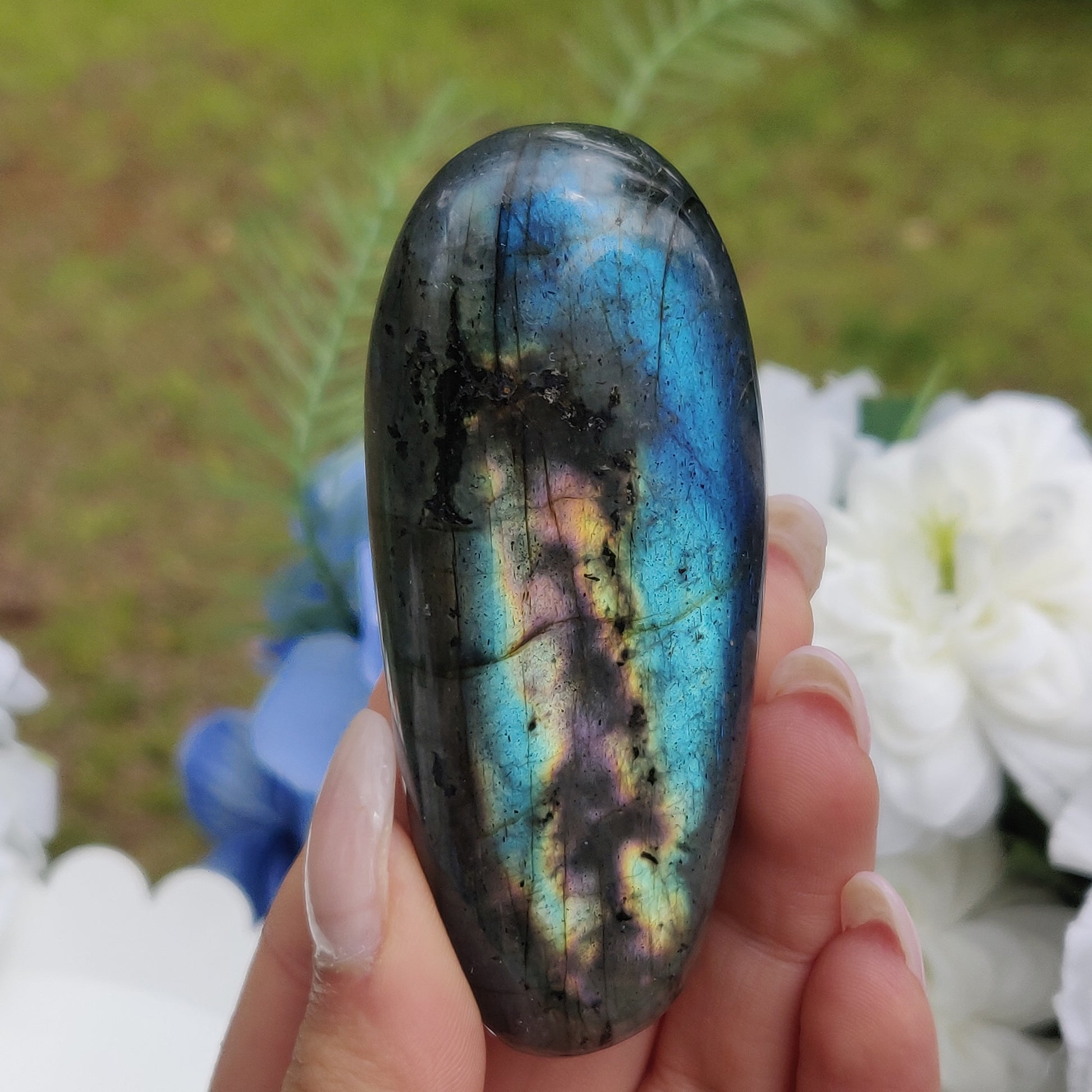 Labradorite Palm Stone (#15) - Simply Affinity