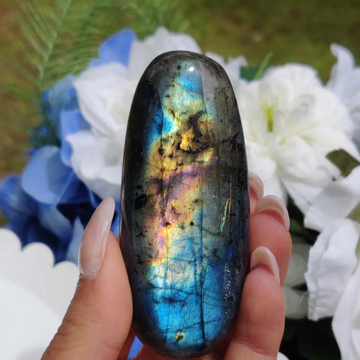 Labradorite Palm Stone (#15) - Simply Affinity