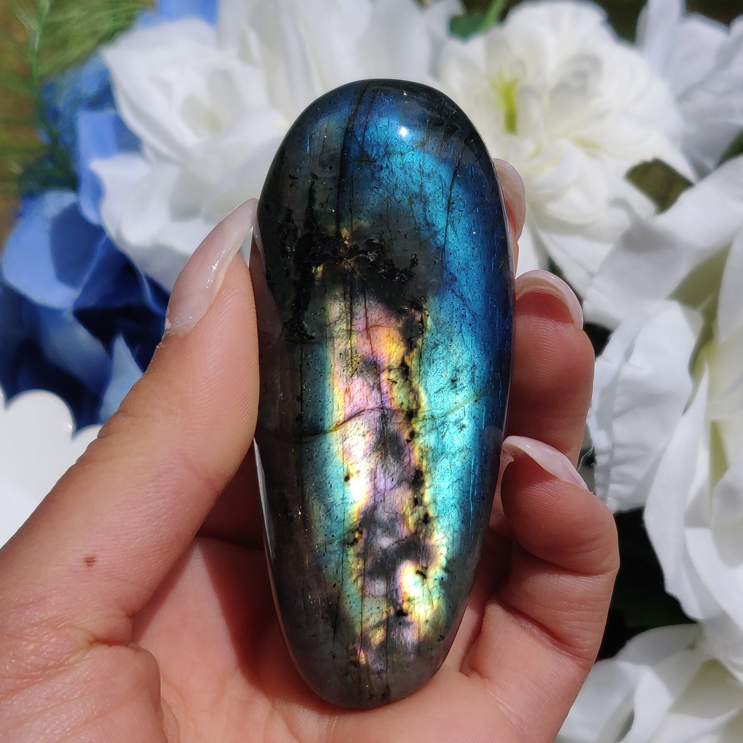 Labradorite Palm Stone (#15) - Simply Affinity