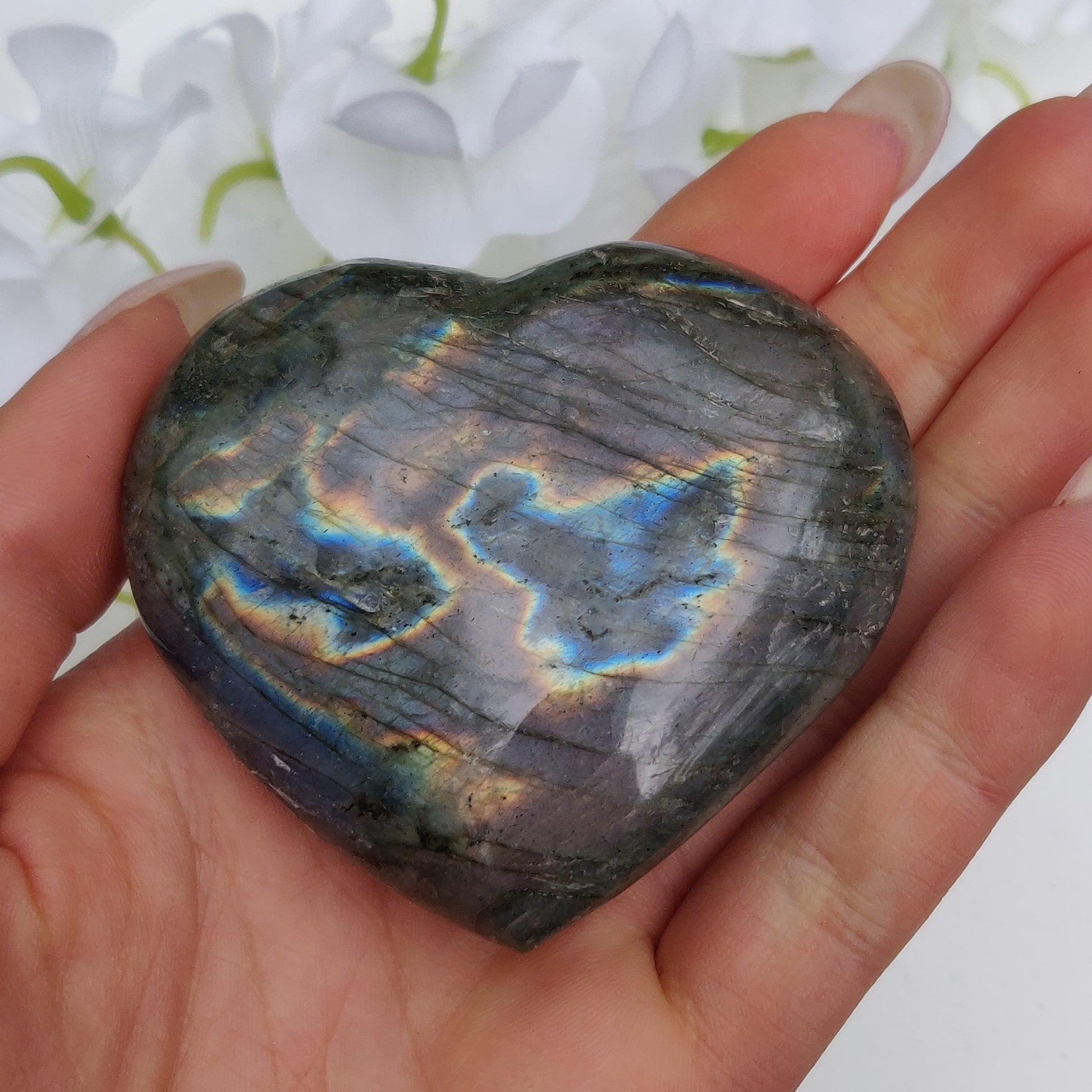 Labradorite Heart (#3) - Simply Affinity