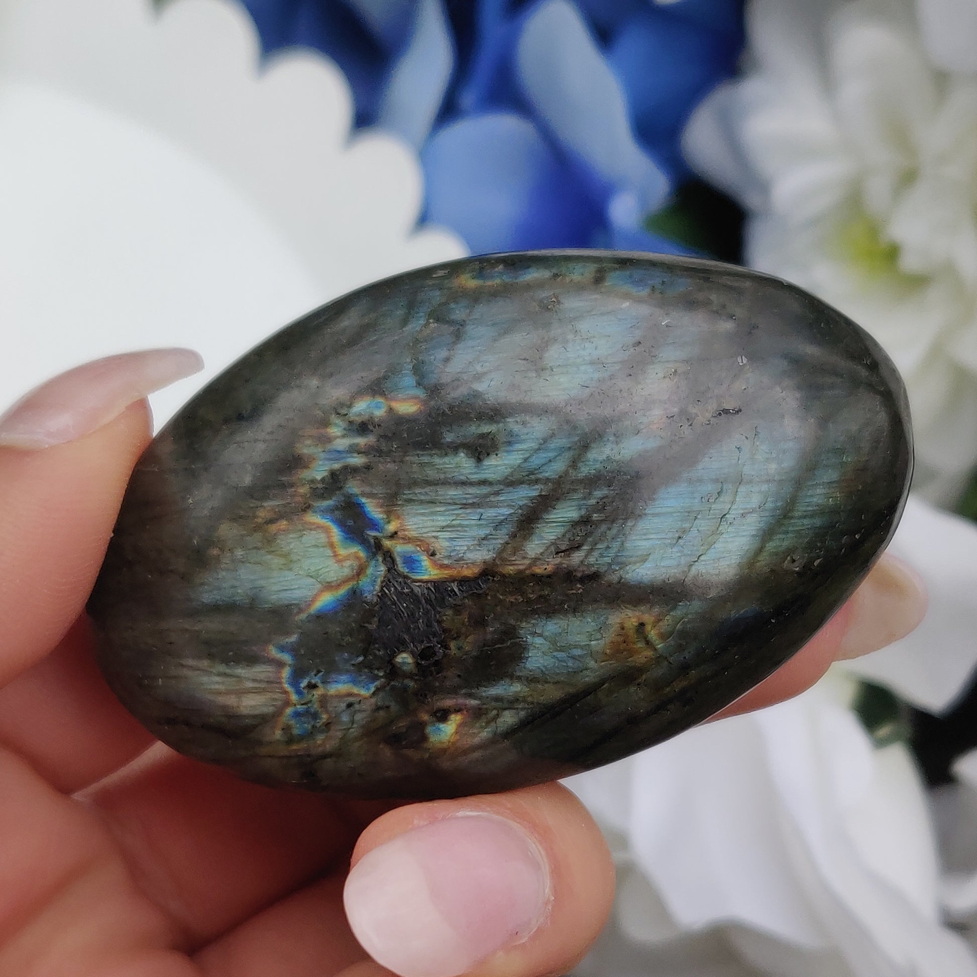 Labradorite Palm Stone (#223) - Simply Affinity