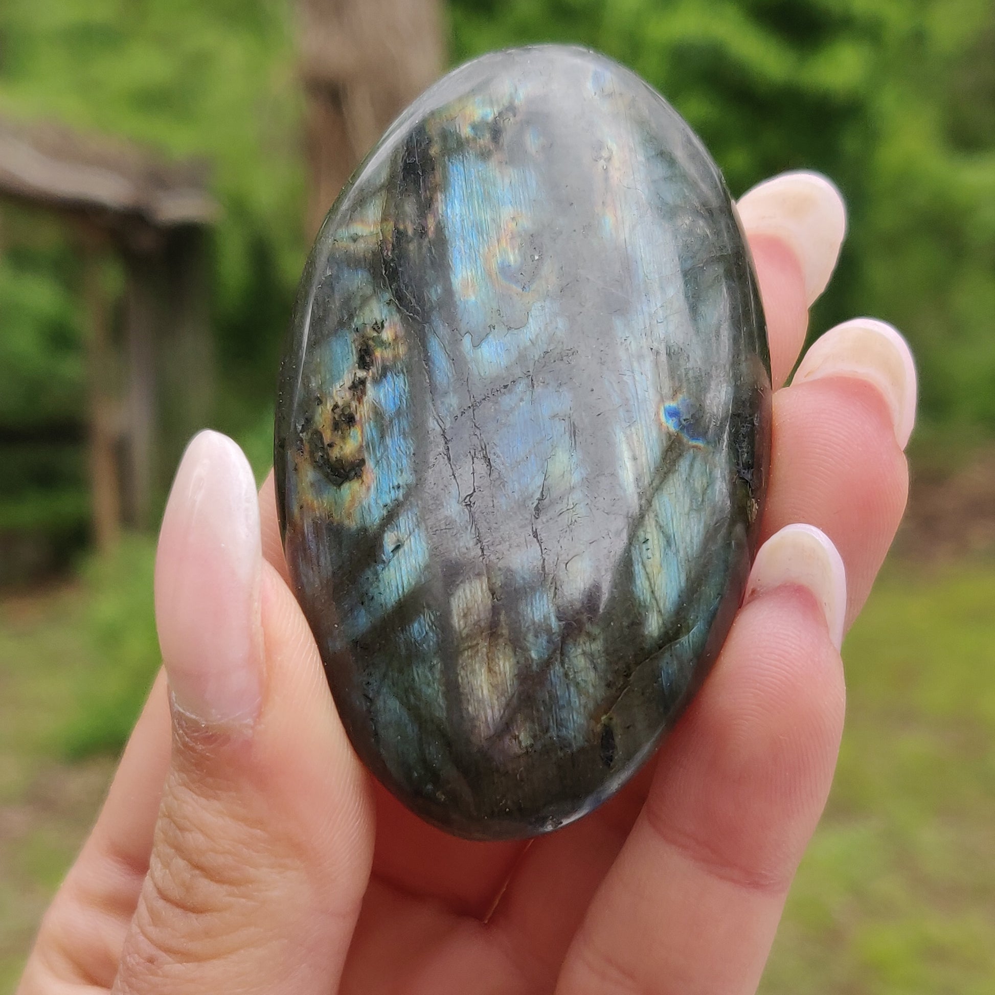 Labradorite Palm Stone (#223) - Simply Affinity