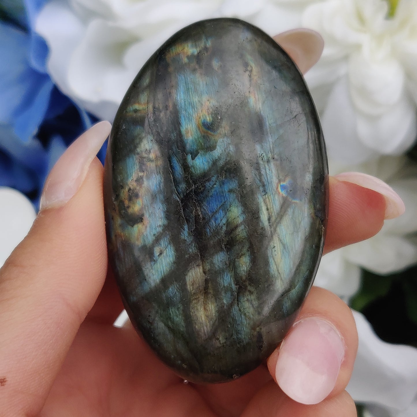 Labradorite Palm Stone (#223) - Simply Affinity