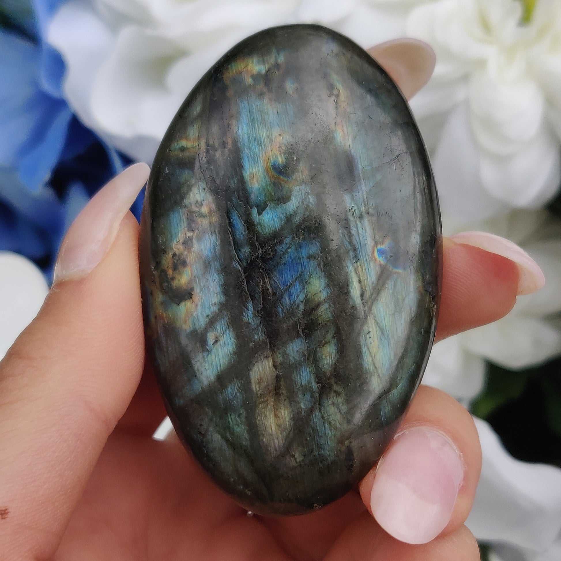 Labradorite Palm Stone (#223) - Simply Affinity