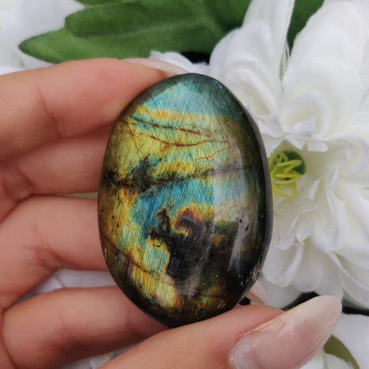 Labradorite Palm Stone (#224) - Simply Affinity