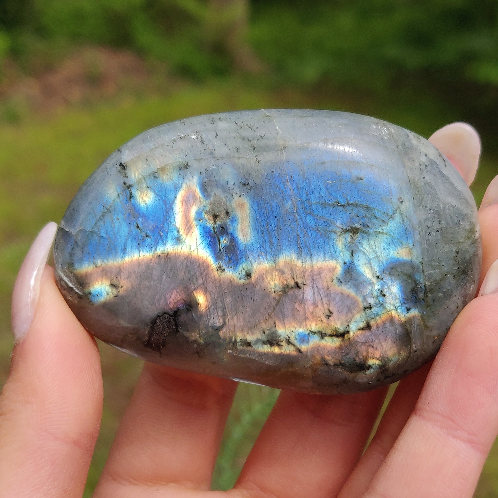 Labradorite Palm Stone (#1) - Simply Affinity