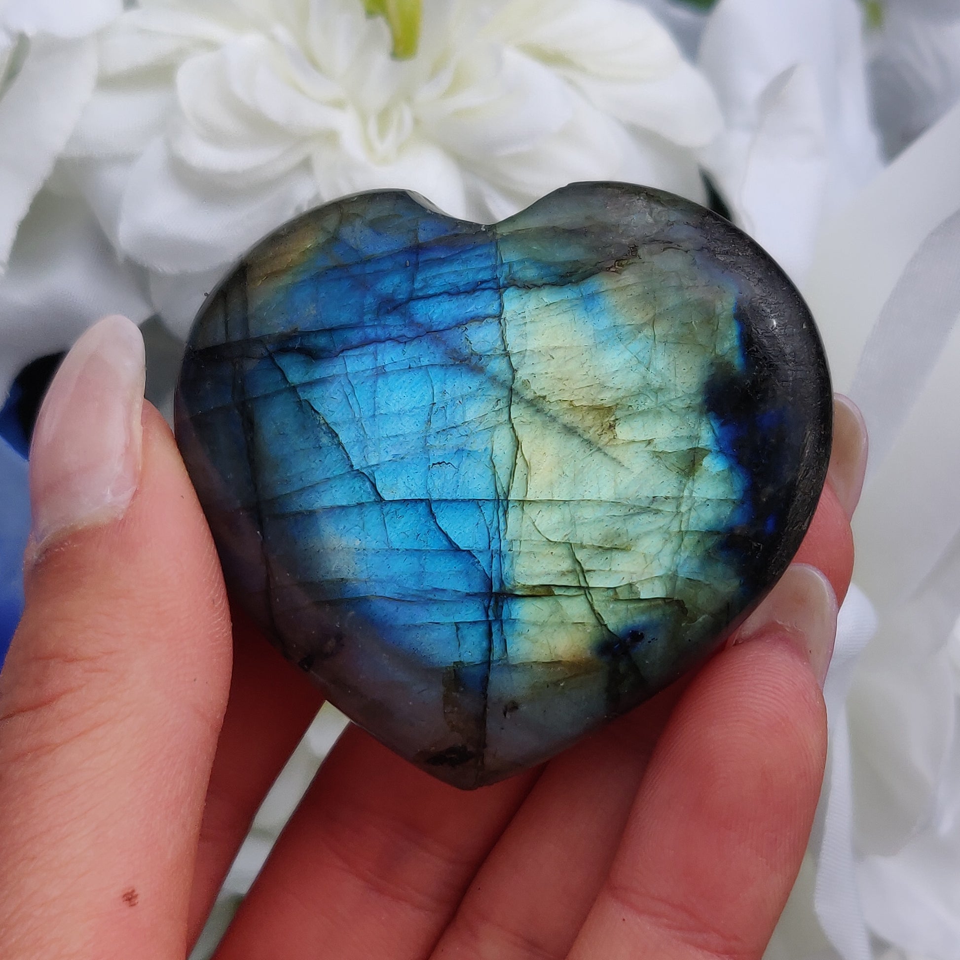 Labradorite Heart (#1) - Simply Affinity