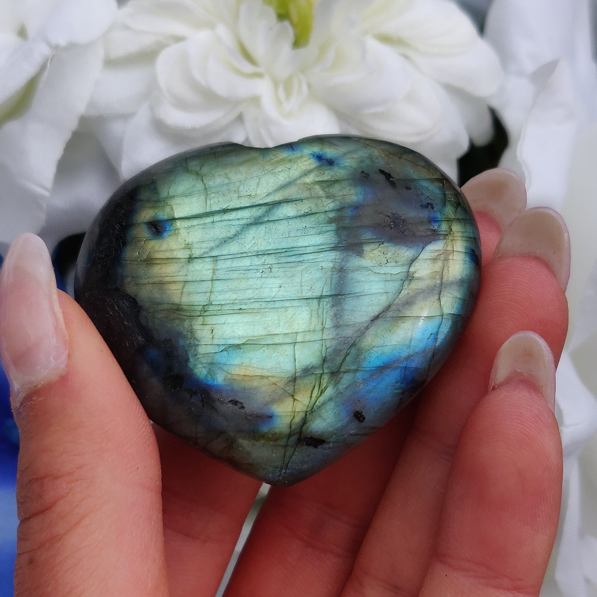 Labradorite Heart (#1) - Simply Affinity
