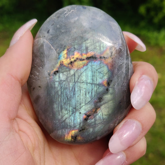 Labradorite Palm Stone (#228) - Simply Affinity