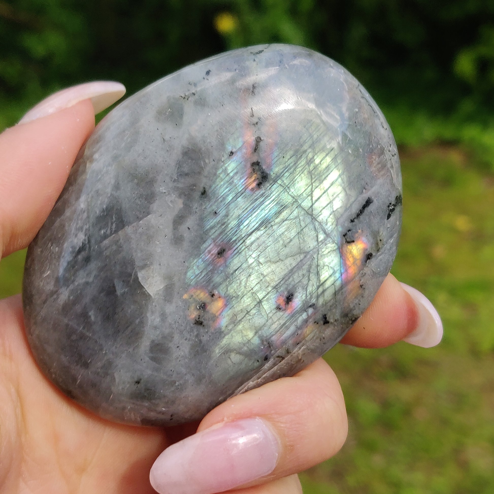 Labradorite Palm Stone (#228) - Simply Affinity