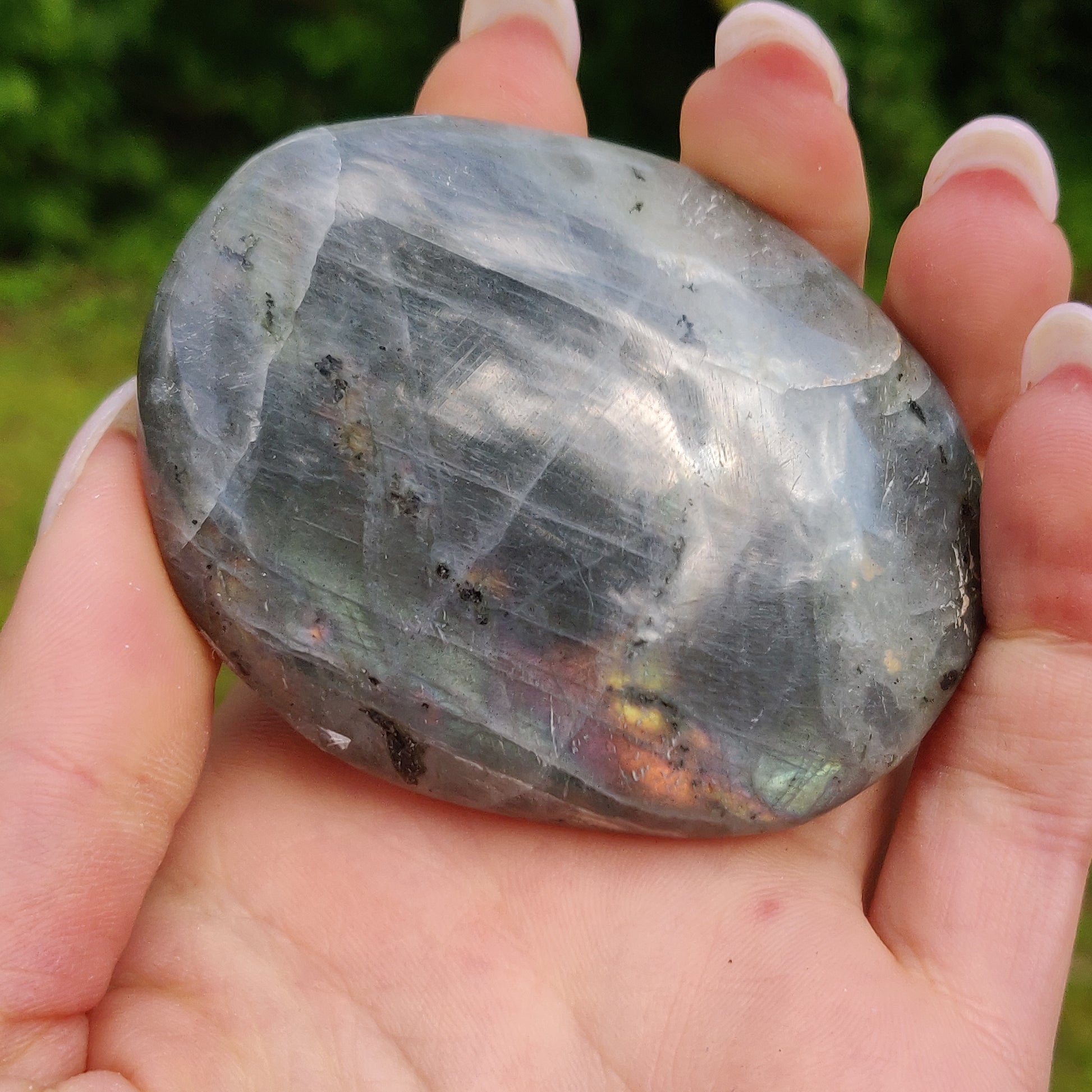 Labradorite Palm Stone (#228) - Simply Affinity