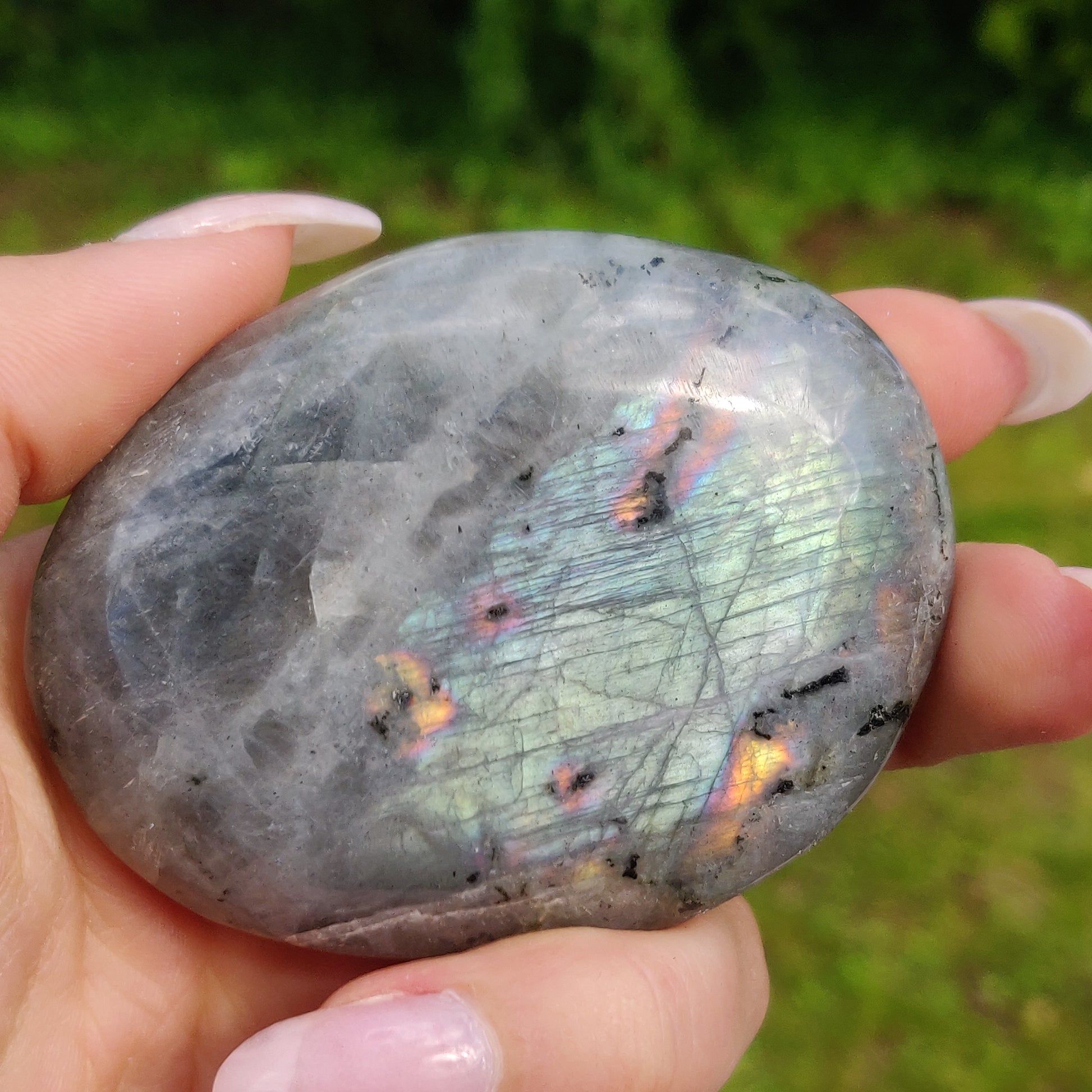 Labradorite Palm Stone (#228) - Simply Affinity