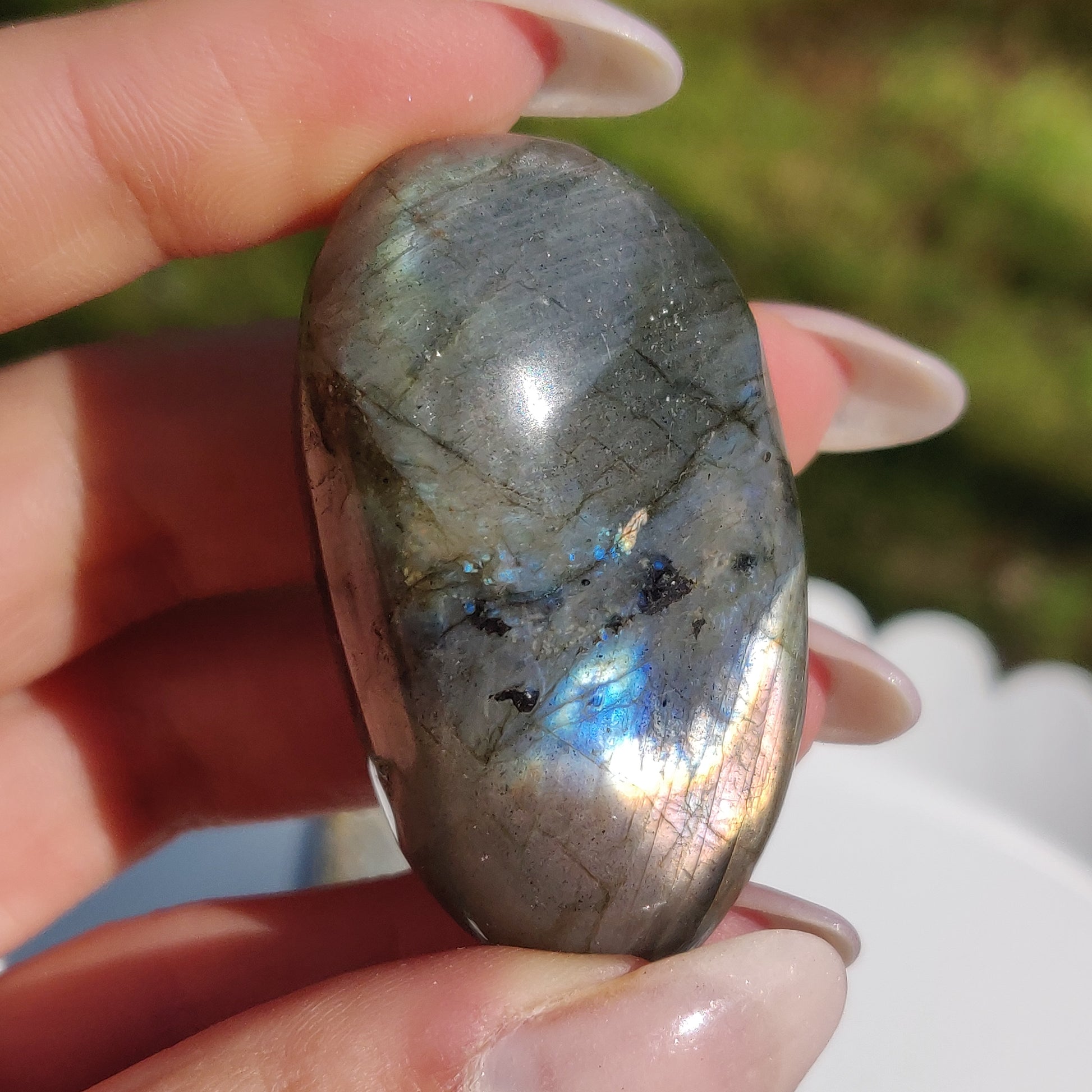 Labradorite Palm Stone (#231) - Simply Affinity