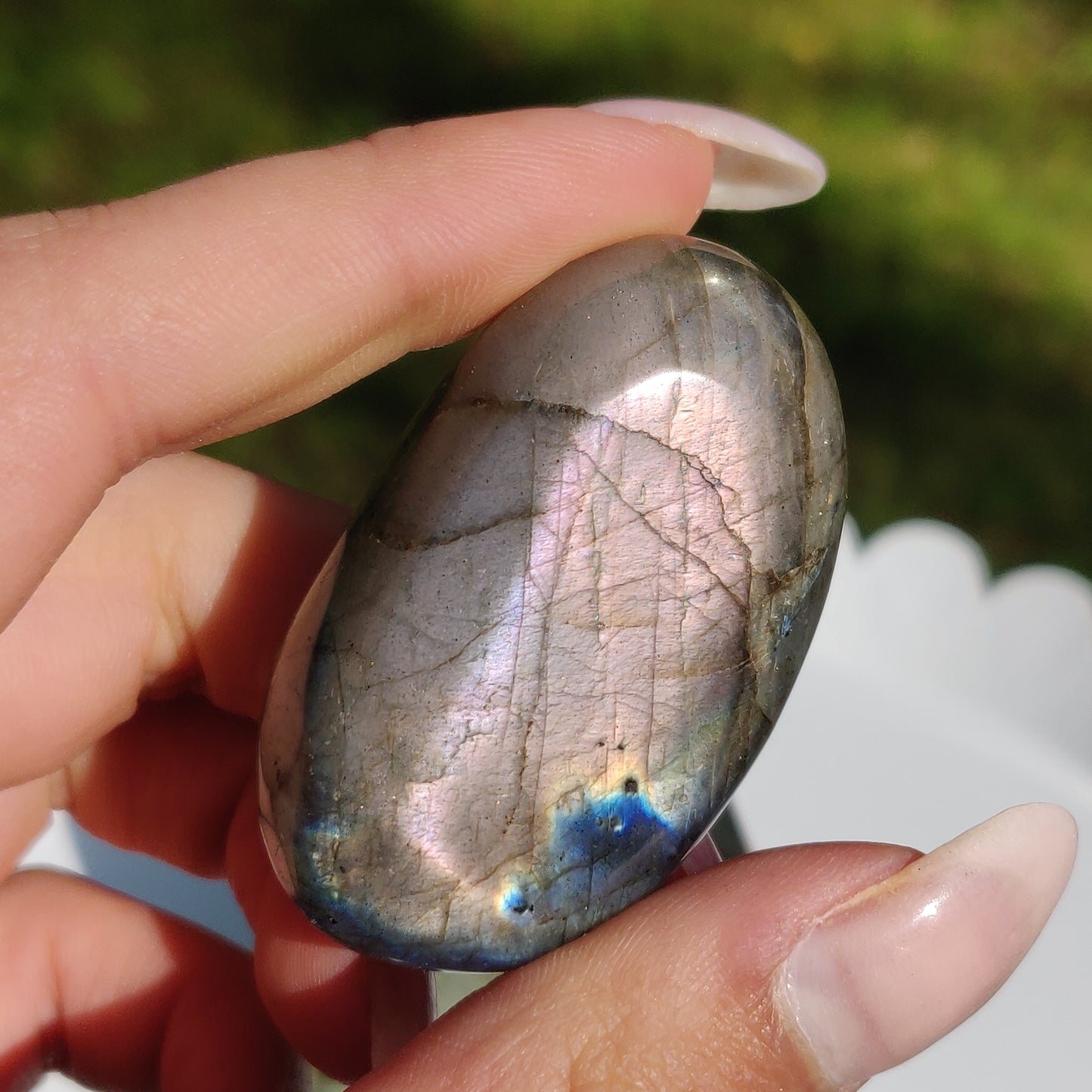 Labradorite Palm Stone (#231) - Simply Affinity