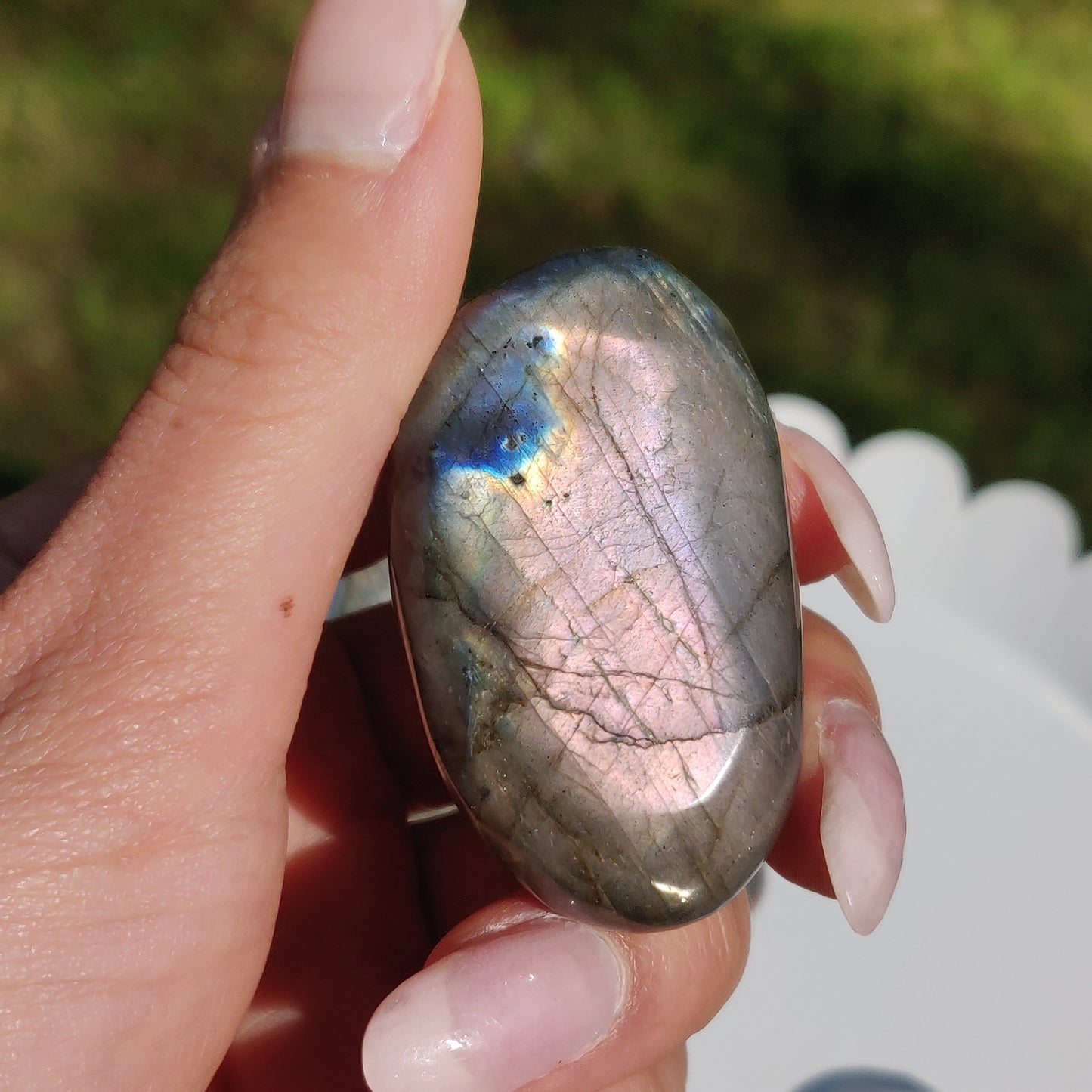 Labradorite Palm Stone (#231) - Simply Affinity