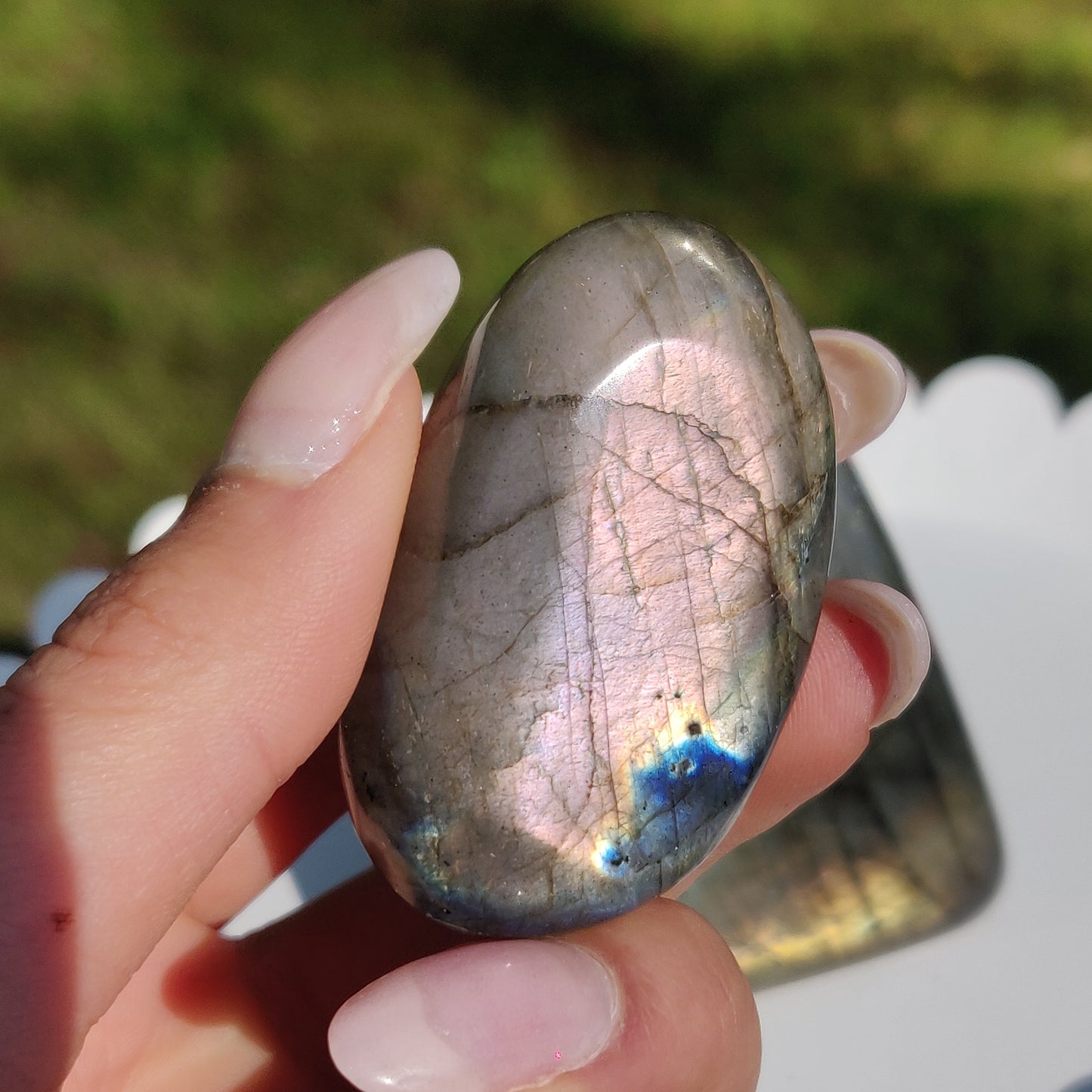 Labradorite Palm Stone (#231) - Simply Affinity